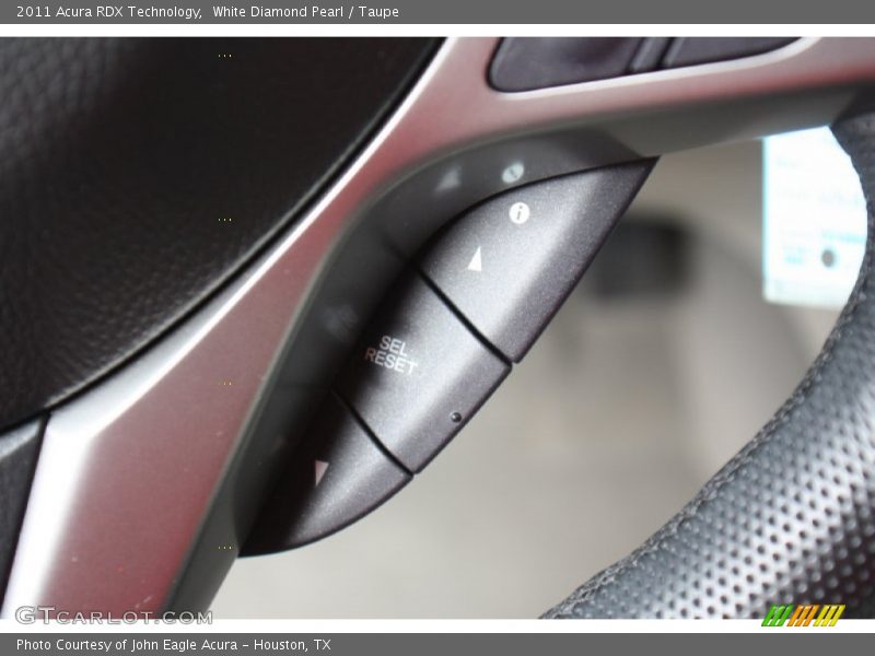 White Diamond Pearl / Taupe 2011 Acura RDX Technology
