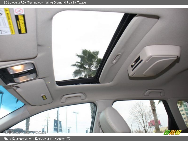 White Diamond Pearl / Taupe 2011 Acura RDX Technology