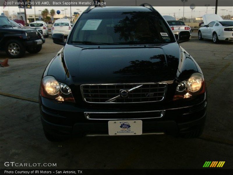 Black Sapphire Metallic / Taupe 2007 Volvo XC90 V8 AWD