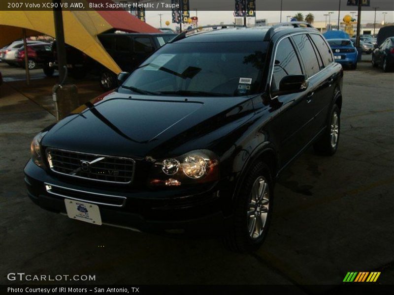 Black Sapphire Metallic / Taupe 2007 Volvo XC90 V8 AWD