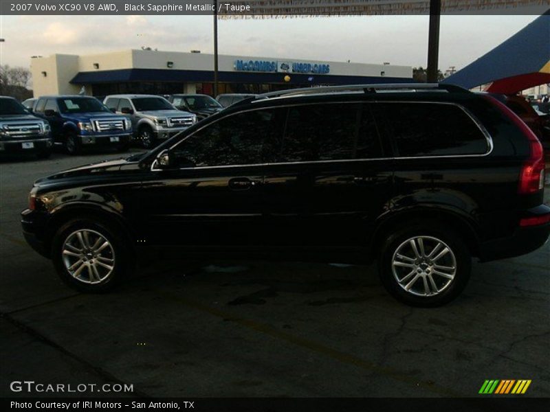 Black Sapphire Metallic / Taupe 2007 Volvo XC90 V8 AWD