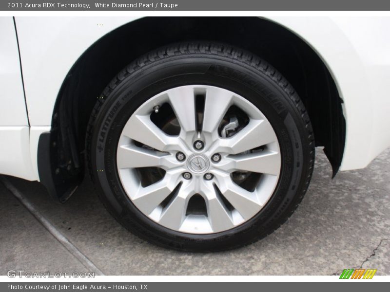 White Diamond Pearl / Taupe 2011 Acura RDX Technology