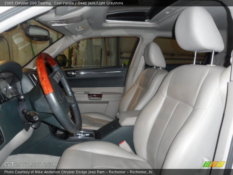 Cool Vanilla / Deep Jade/Light Graystone 2005 Chrysler 300 Touring