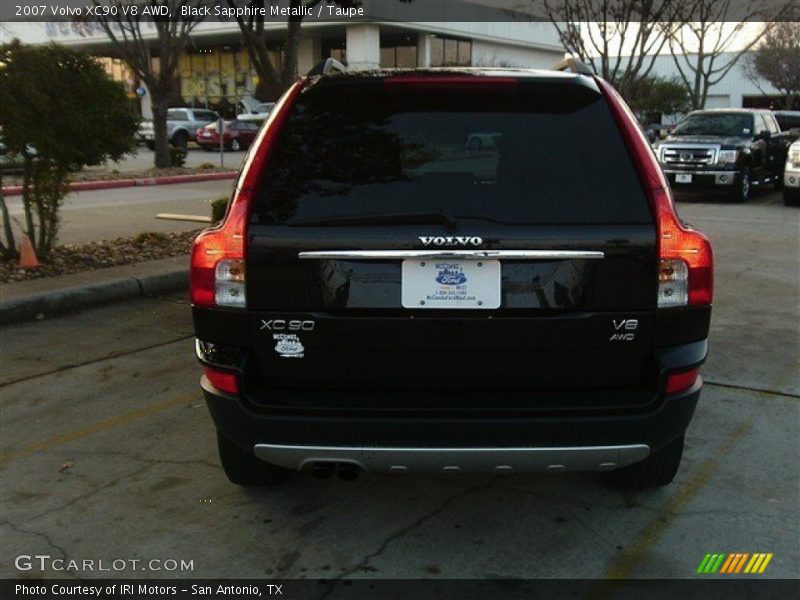 Black Sapphire Metallic / Taupe 2007 Volvo XC90 V8 AWD