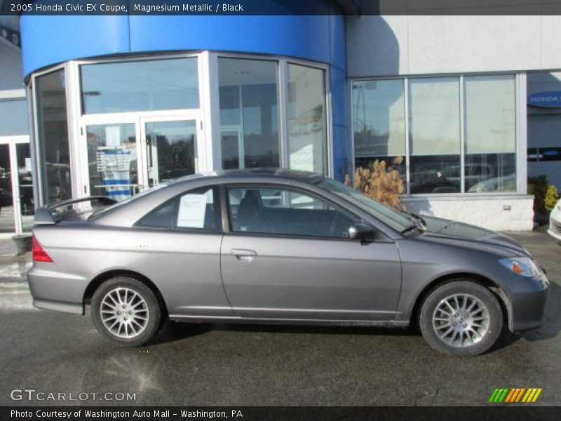 Magnesium Metallic / Black 2005 Honda Civic EX Coupe