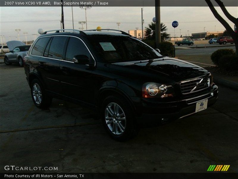 Black Sapphire Metallic / Taupe 2007 Volvo XC90 V8 AWD