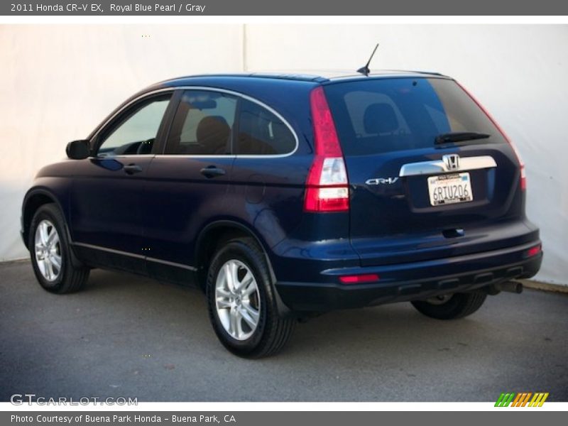 Royal Blue Pearl / Gray 2011 Honda CR-V EX