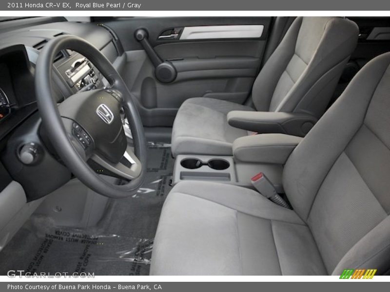 Royal Blue Pearl / Gray 2011 Honda CR-V EX