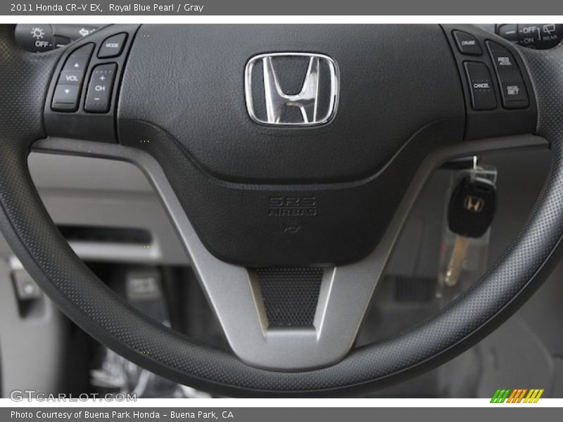 Royal Blue Pearl / Gray 2011 Honda CR-V EX