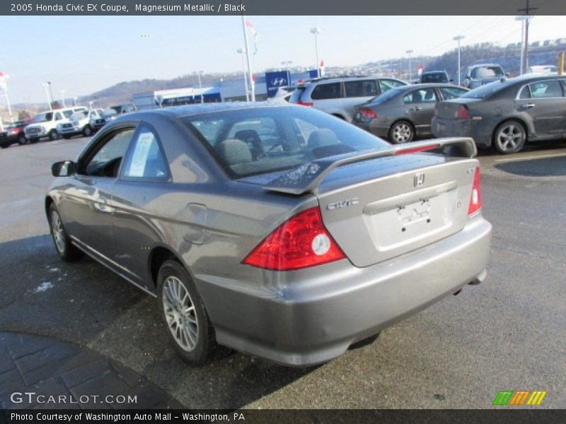 Magnesium Metallic / Black 2005 Honda Civic EX Coupe