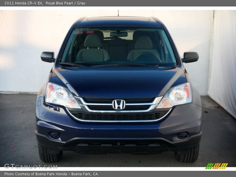 Royal Blue Pearl / Gray 2011 Honda CR-V EX