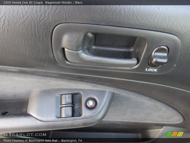 Magnesium Metallic / Black 2005 Honda Civic EX Coupe