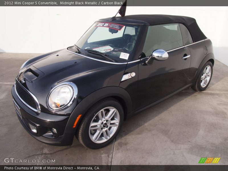 Midnight Black Metallic / Carbon Black 2012 Mini Cooper S Convertible