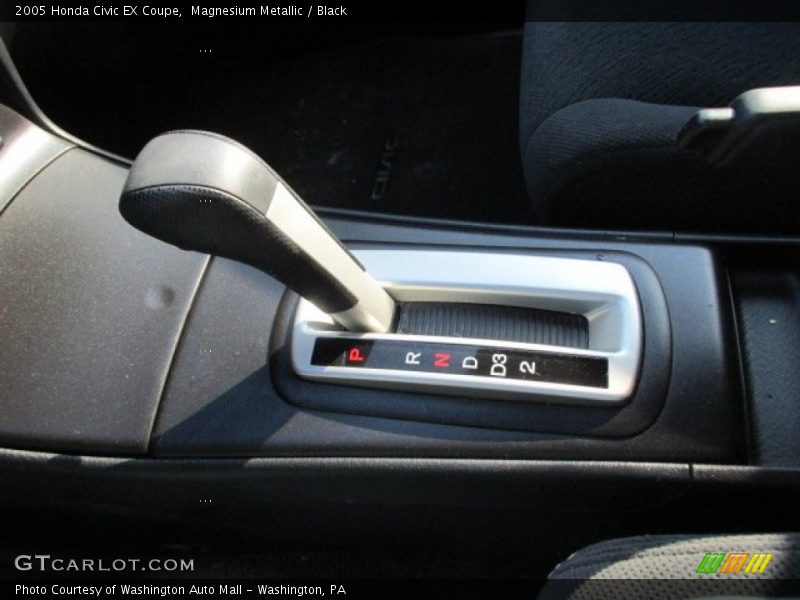 Magnesium Metallic / Black 2005 Honda Civic EX Coupe