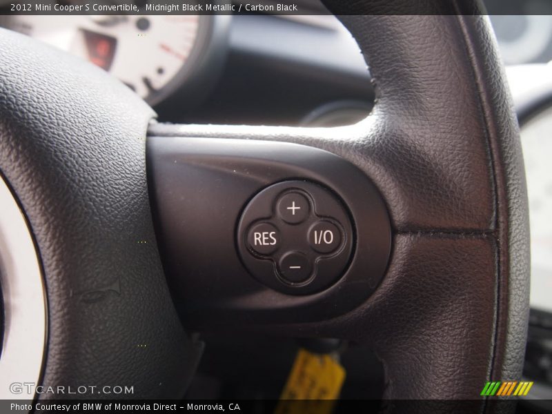 Midnight Black Metallic / Carbon Black 2012 Mini Cooper S Convertible
