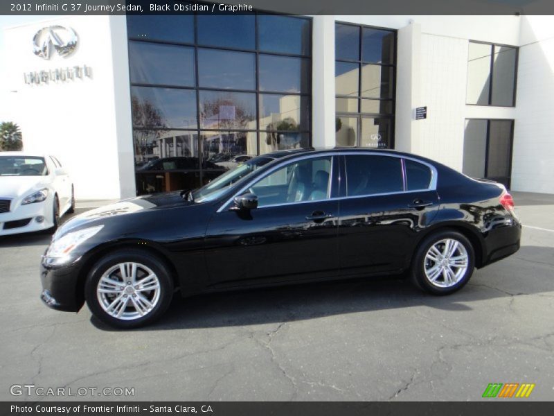 Black Obsidian / Graphite 2012 Infiniti G 37 Journey Sedan