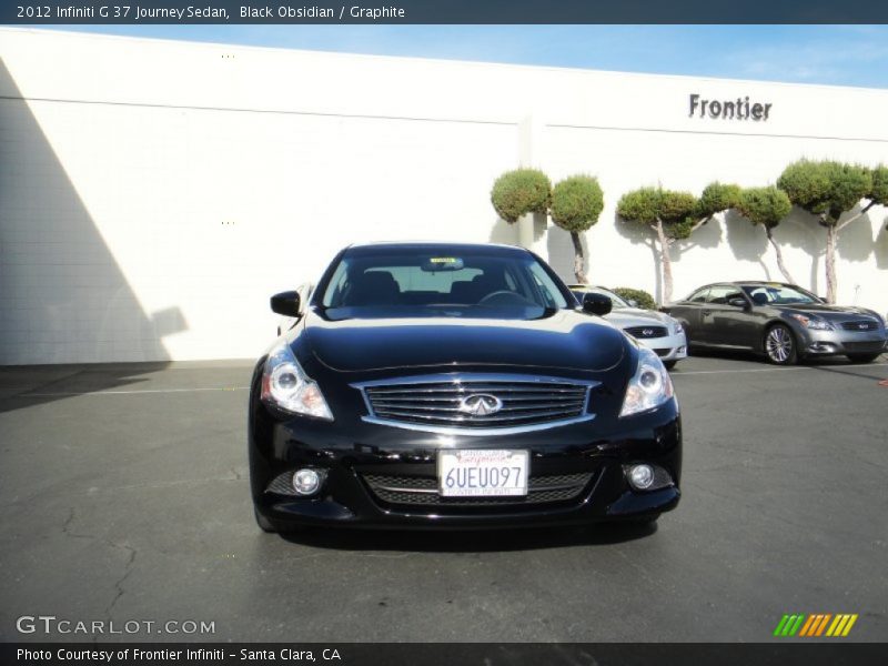 Black Obsidian / Graphite 2012 Infiniti G 37 Journey Sedan