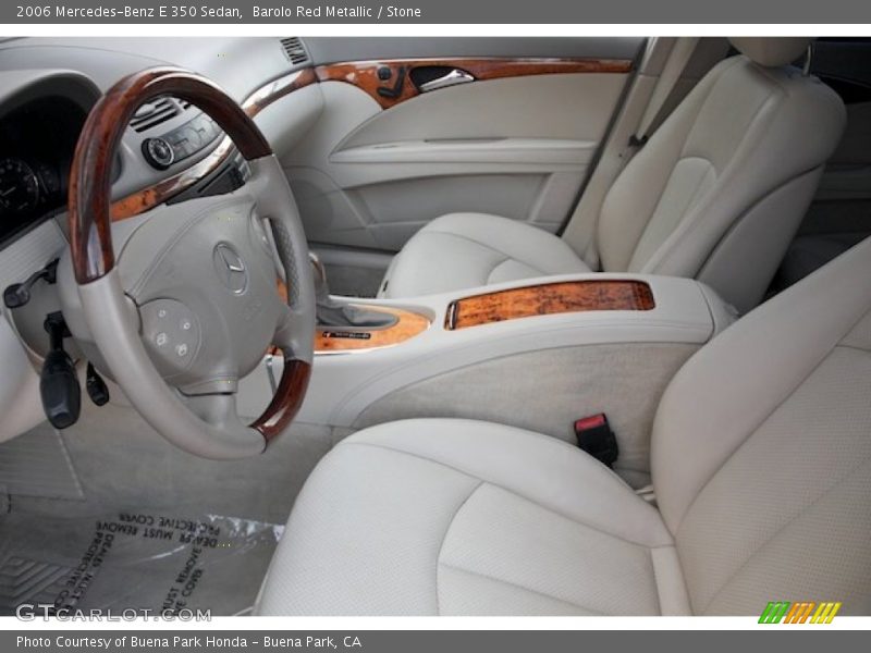 Barolo Red Metallic / Stone 2006 Mercedes-Benz E 350 Sedan