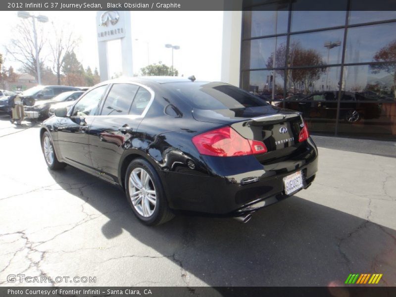 Black Obsidian / Graphite 2012 Infiniti G 37 Journey Sedan