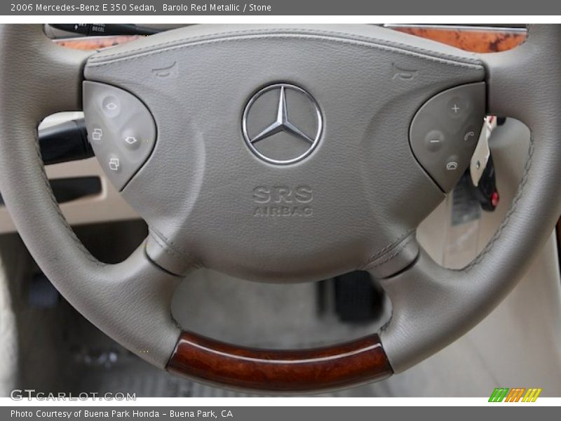 Barolo Red Metallic / Stone 2006 Mercedes-Benz E 350 Sedan