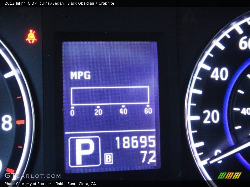 Black Obsidian / Graphite 2012 Infiniti G 37 Journey Sedan