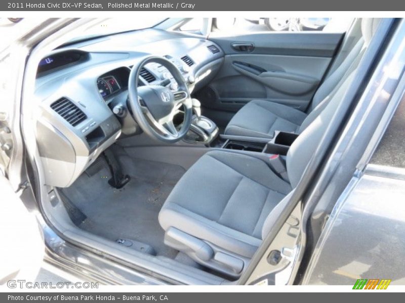 Polished Metal Metallic / Gray 2011 Honda Civic DX-VP Sedan