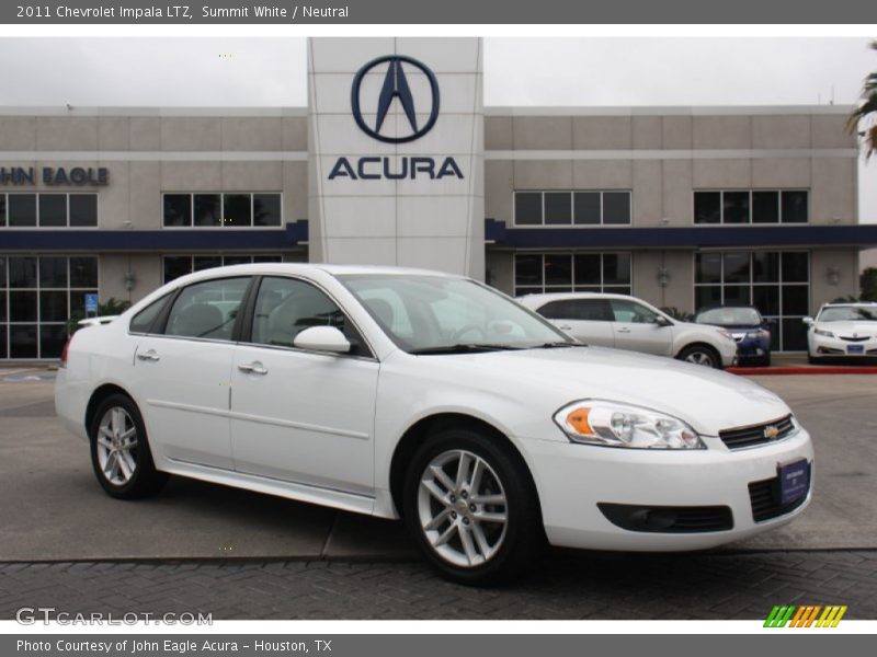 Summit White / Neutral 2011 Chevrolet Impala LTZ