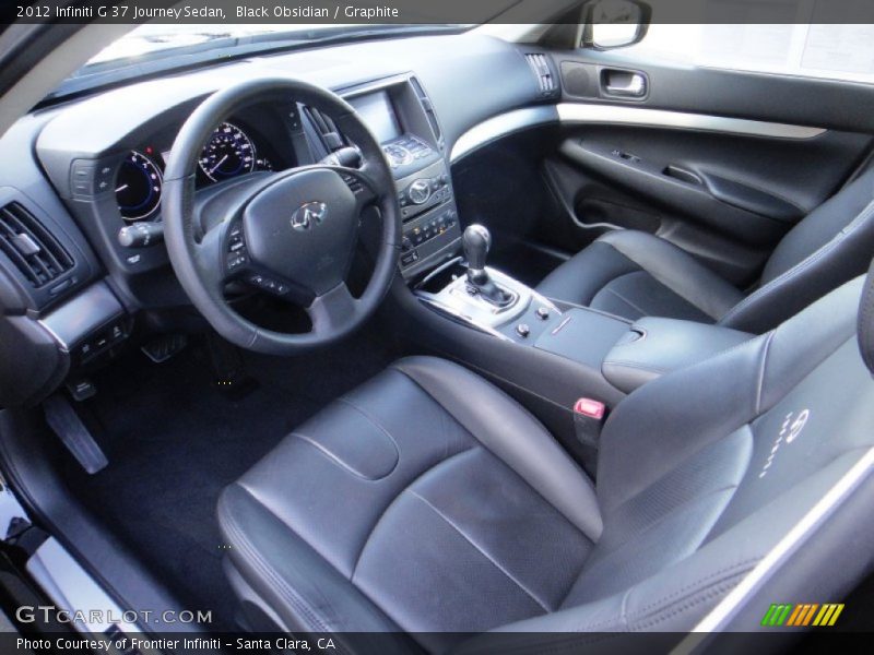 Graphite Interior - 2012 G 37 Journey Sedan 