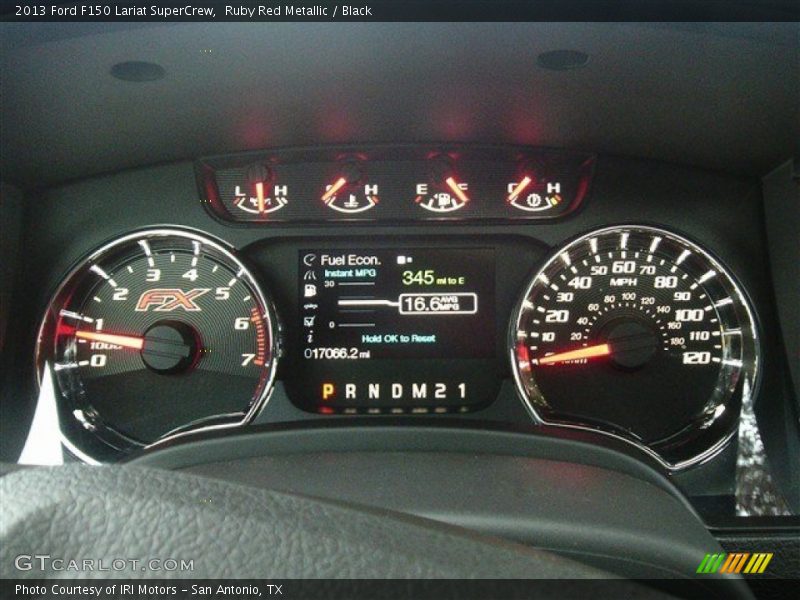 Ruby Red Metallic / Black 2013 Ford F150 Lariat SuperCrew