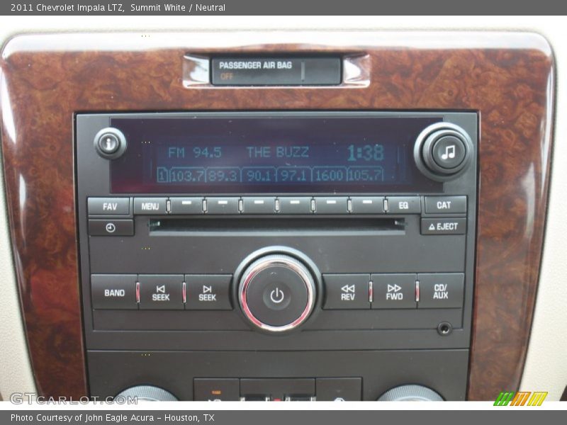 Summit White / Neutral 2011 Chevrolet Impala LTZ