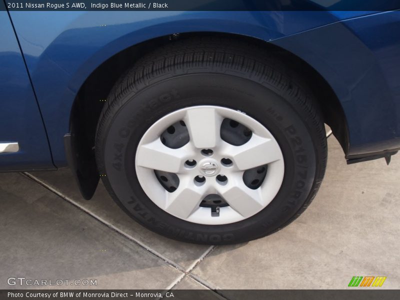 Indigo Blue Metallic / Black 2011 Nissan Rogue S AWD