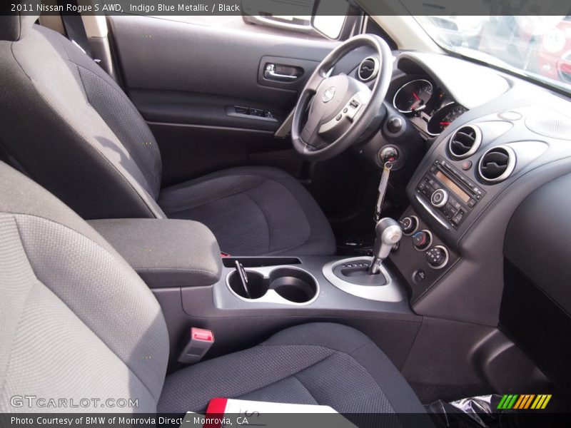 Indigo Blue Metallic / Black 2011 Nissan Rogue S AWD