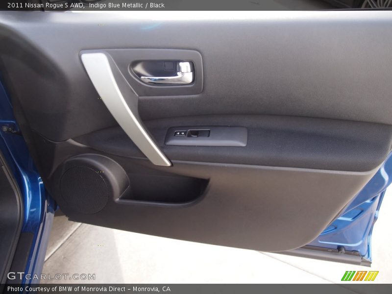 Indigo Blue Metallic / Black 2011 Nissan Rogue S AWD