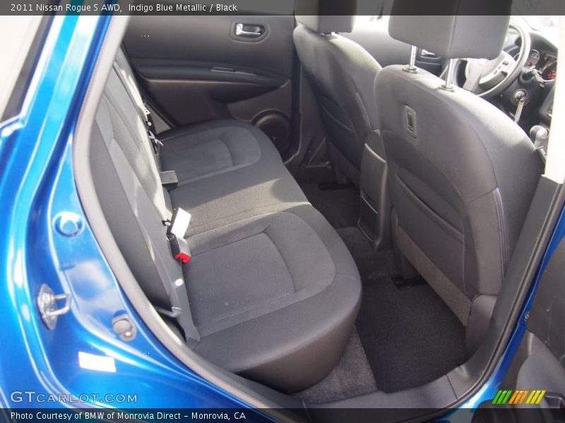 Indigo Blue Metallic / Black 2011 Nissan Rogue S AWD