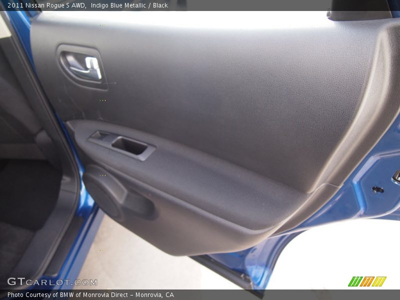 Indigo Blue Metallic / Black 2011 Nissan Rogue S AWD