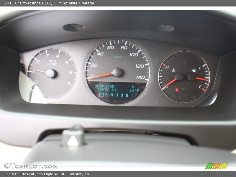 Summit White / Neutral 2011 Chevrolet Impala LTZ