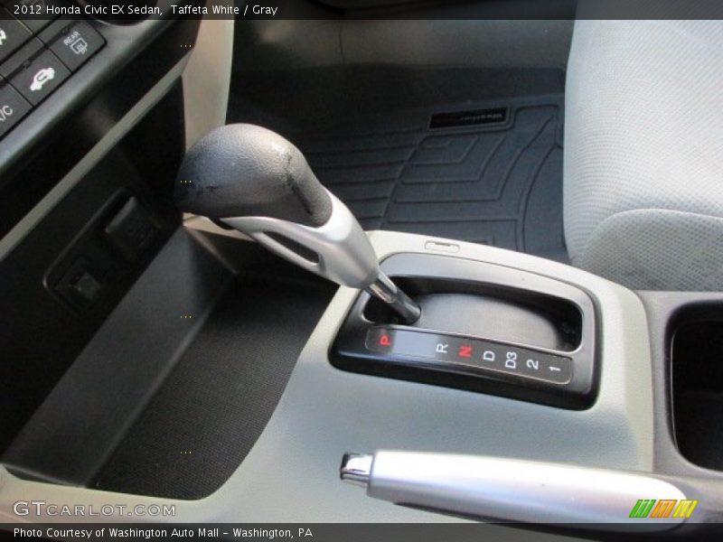Taffeta White / Gray 2012 Honda Civic EX Sedan