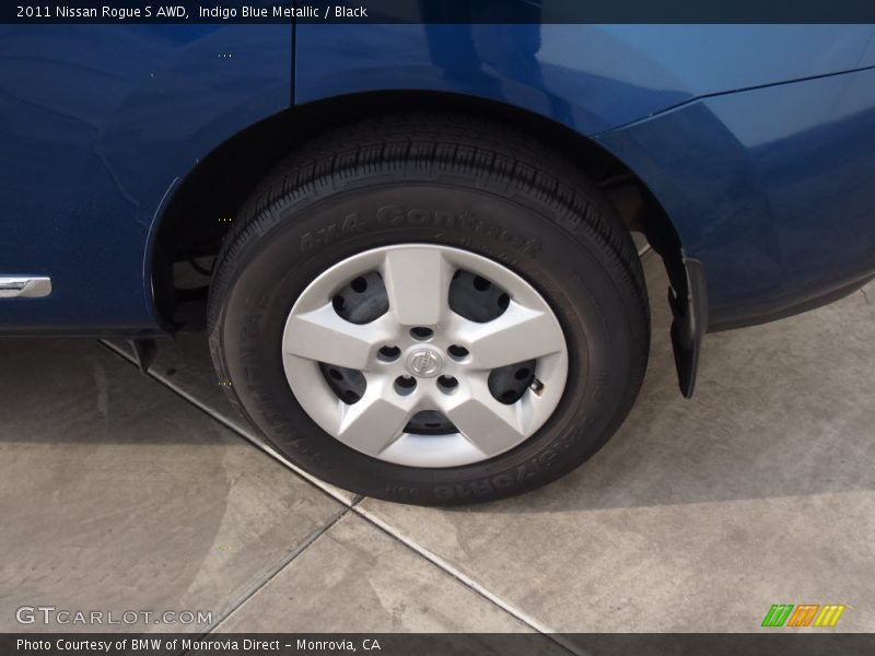 Indigo Blue Metallic / Black 2011 Nissan Rogue S AWD