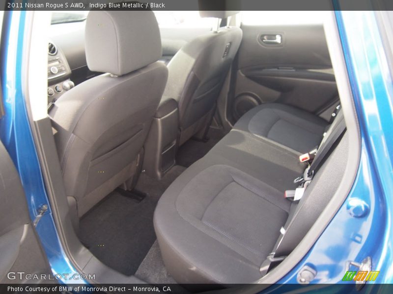 Indigo Blue Metallic / Black 2011 Nissan Rogue S AWD