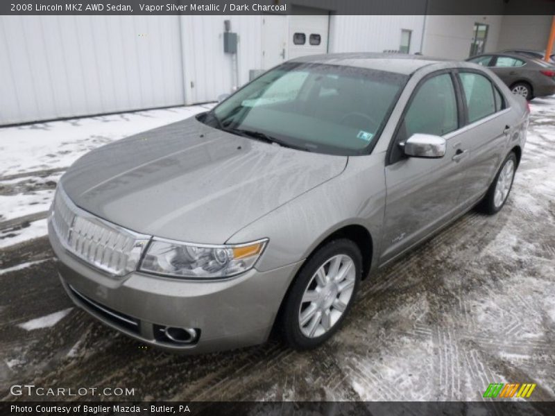 Vapor Silver Metallic / Dark Charcoal 2008 Lincoln MKZ AWD Sedan