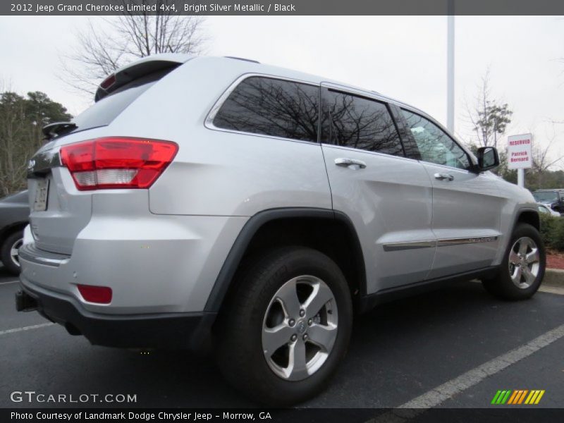 Bright Silver Metallic / Black 2012 Jeep Grand Cherokee Limited 4x4