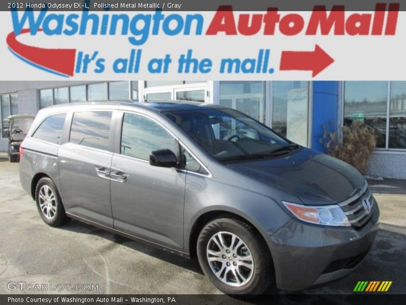 Polished Metal Metallic / Gray 2012 Honda Odyssey EX-L