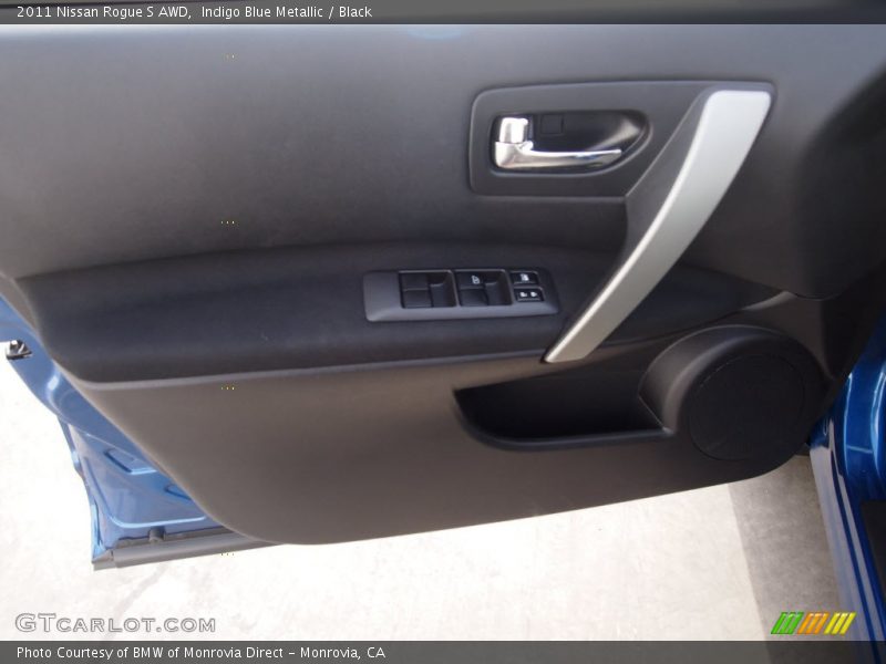 Indigo Blue Metallic / Black 2011 Nissan Rogue S AWD