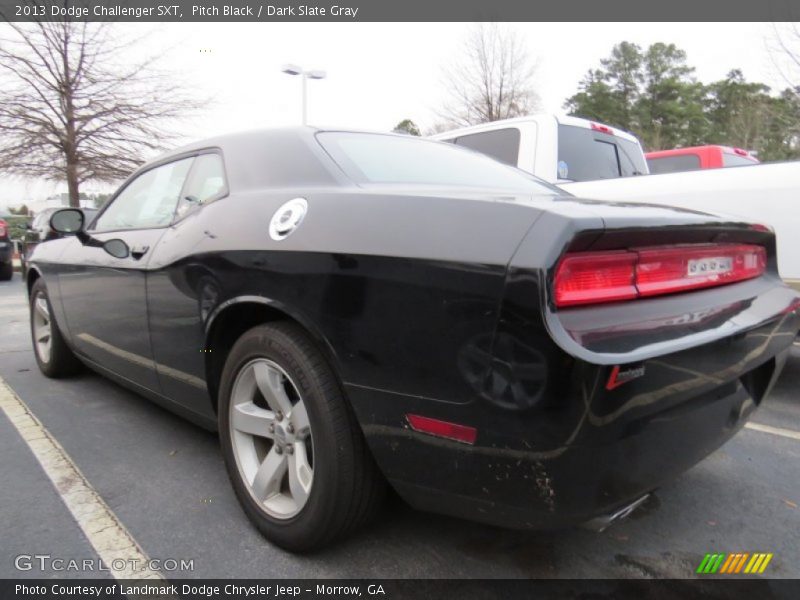 Pitch Black / Dark Slate Gray 2013 Dodge Challenger SXT