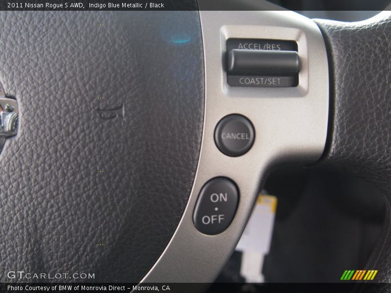 Indigo Blue Metallic / Black 2011 Nissan Rogue S AWD