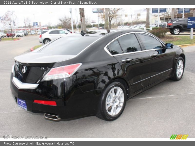 Crystal Black Pearl / Ebony Black 2011 Acura TL 3.5 Technology