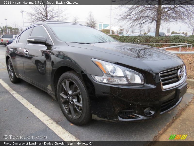 Super Black / Charcoal 2012 Nissan Maxima 3.5 SV