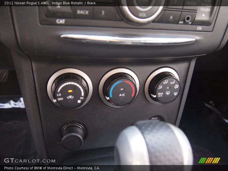 Indigo Blue Metallic / Black 2011 Nissan Rogue S AWD