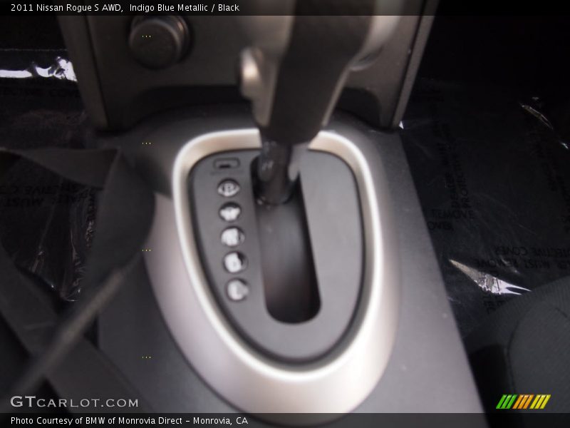 Indigo Blue Metallic / Black 2011 Nissan Rogue S AWD