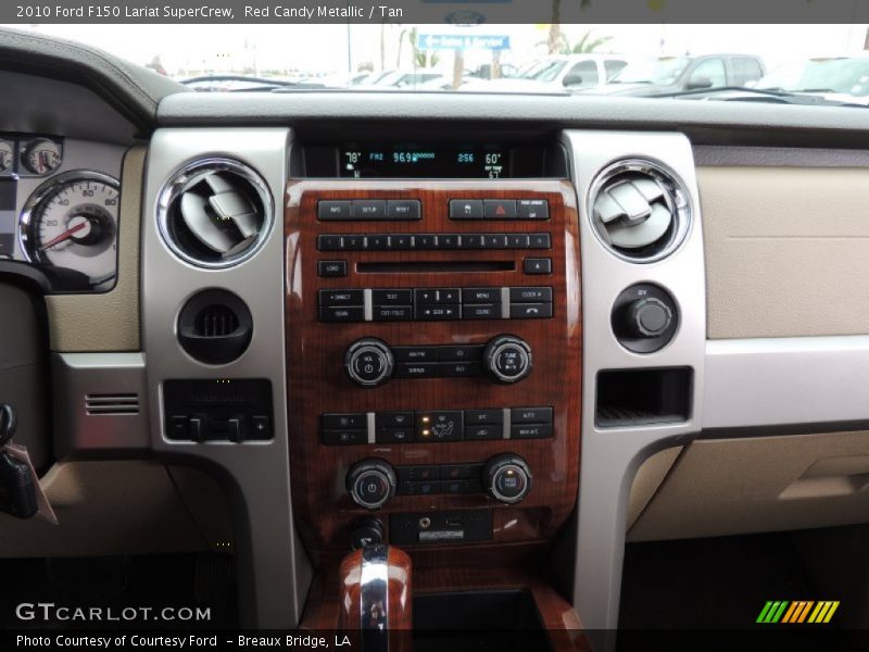 Red Candy Metallic / Tan 2010 Ford F150 Lariat SuperCrew